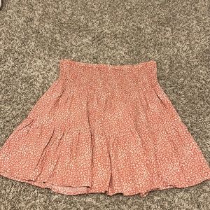 Urban Romantics color print mini skirt